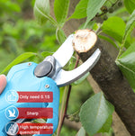 Electric Pruning Shears Professional Cordless Tree Branch Pruner with 2 Rechargeable Battery - 28mm (1.1inch) Cutting Diameter