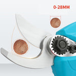 Electric Pruning Shears Professional Cordless Tree Branch Pruner with 2 Rechargeable Battery - 28mm (1.1inch) Cutting Diameter