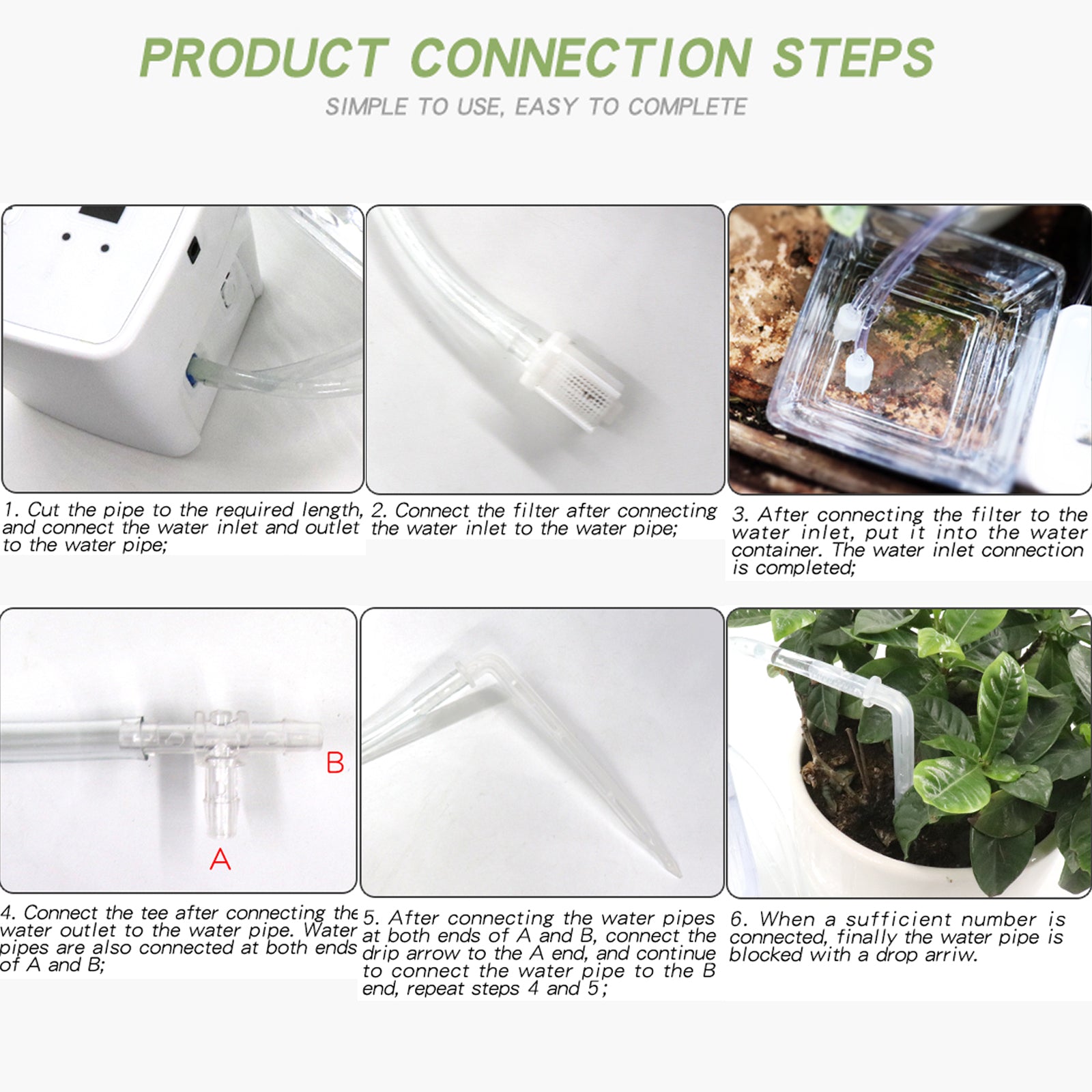 WiFi Plant Watering Devices, Double Pump Automatic Watering System with Programmable Timer