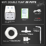 WiFi Plant Watering Devices, Double Pump Automatic Watering System with Programmable Timer