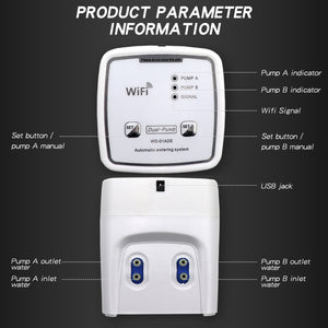 WiFi Plant Watering Devices, Double Pump Automatic Watering System with Programmable Timer