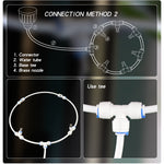 Misting Cooling System with 33 FT(10M) Misting Line 8 Brass Mist Nozzles for Patio Garden Greenhouse