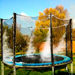 Misting Cooling System with 33 FT(10M) Misting Line 8 Brass Mist Nozzles for Patio Garden Greenhouse