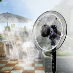 Misting Cooling System with 33 FT(10M) Misting Line 8 Brass Mist Nozzles for Patio Garden Greenhouse