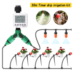Automatic Watering Timer with Rain Sensor Drip Irrigation Kit Plant Waterer drip Irrigation System