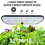 Hydroponics Growing System 12 Pods Plant Starter Kit with Timer Grow Light Pump System Big Water Tank