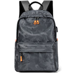 Camouflage Laptop Backpack 14 Inch Computer with USB Charging Port Waterproof for Business College Travel