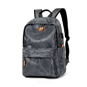 Camouflage Laptop Backpack 14 Inch Computer with USB Charging Port Waterproof for Business College Travel
