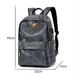 Camouflage Laptop Backpack 14 Inch Computer with USB Charging Port Waterproof for Business College Travel
