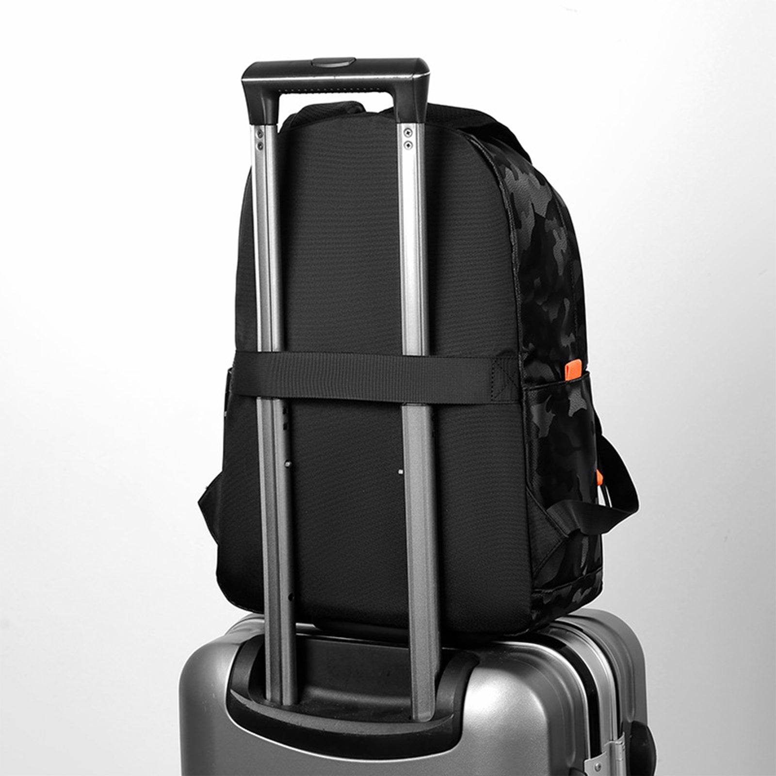 Camouflage Laptop Backpack 14 Inch Computer with USB Charging Port Waterproof for Business College Travel