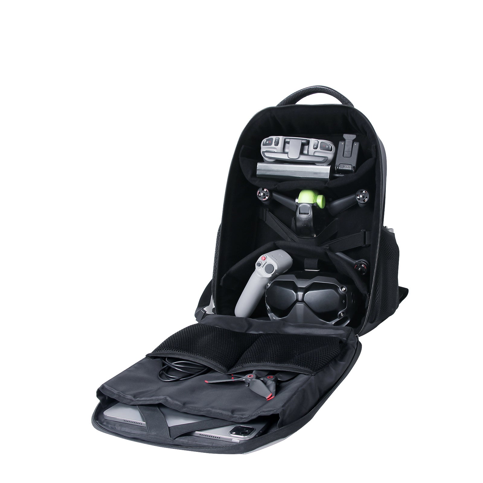 Camera Backpack with High Capacity Thickened Velcro Clapboard Wear-Resistant Damping Anti-fall for Drone Camera