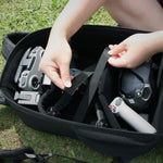 Camera Backpack with High Capacity Thickened Velcro Clapboard Wear-Resistant Damping Anti-fall for Drone Camera