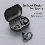 True Wireless Earbuds in Ear Bluetooth Headphones with Waterproof Fast Charging Deep Bass for Sport Running