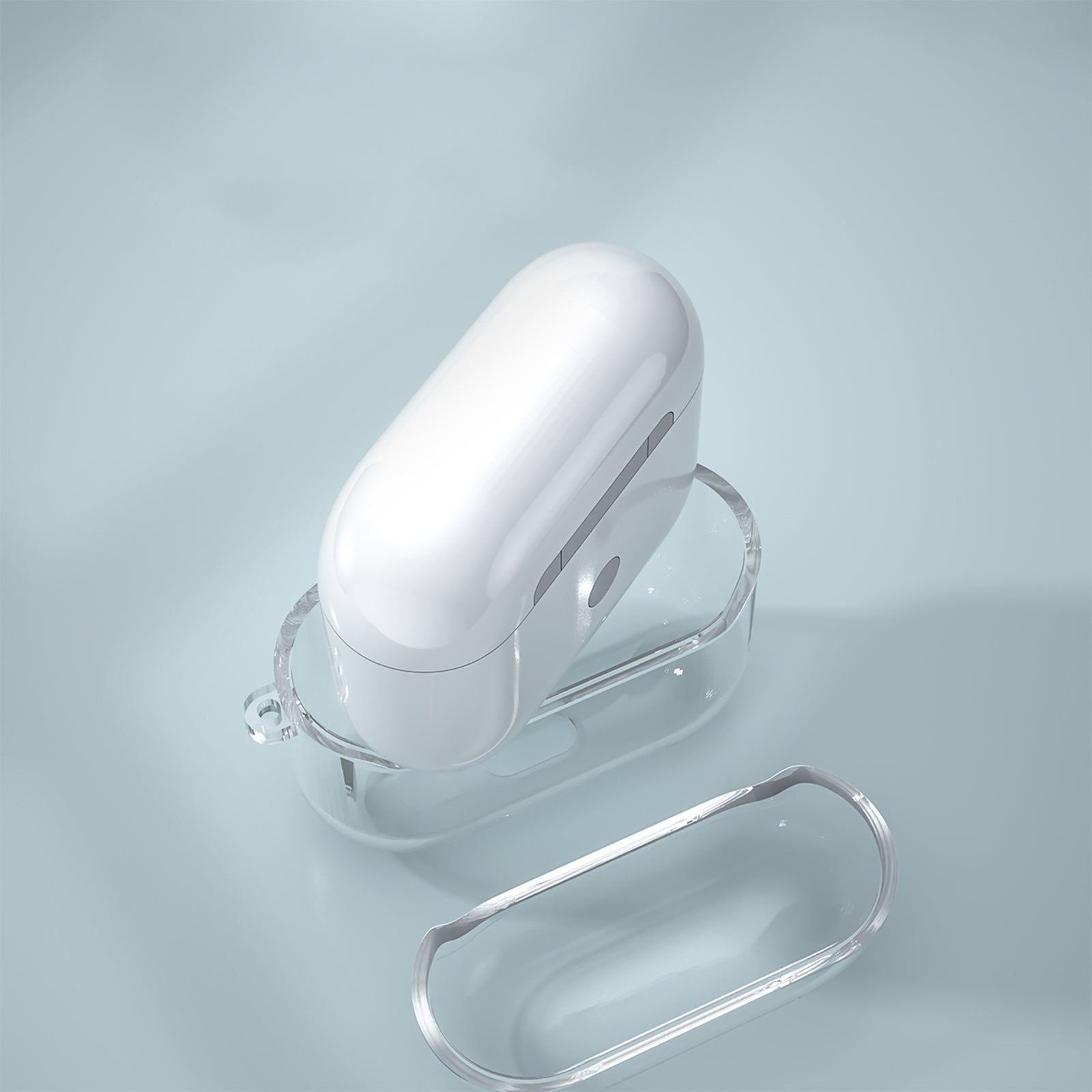 AirPods 3 Case Clear 360° Full Protective Dustproof TPU with Keychain