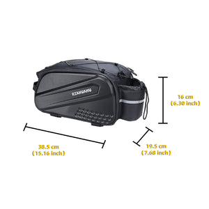 Bike Rack Bag Waterproof Cycling Trunk Bag Trunk Cargo Pack Large Capacity Handbag