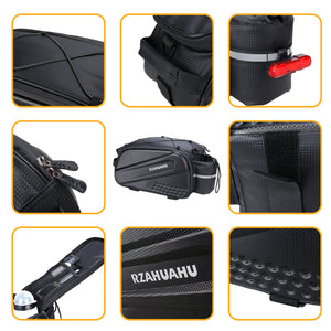 Bike Rack Bag Waterproof Cycling Trunk Bag Trunk Cargo Pack Large Capacity Handbag