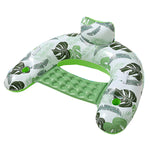 Inflatable Pool Float Chair Lounge for Adults, Pool Floaties Lounge with Cup Holder , Water Floats for Summer Swimming Pool Toys