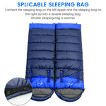 Sleeping Bags Designed to Zip Together to Form A Huge Double Sleeping Bag -Camping Hiking Outdoors