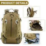 30L Outdoor Camping Bag Portable Assault Backpack Military Tactical Backpack Hiking Travel