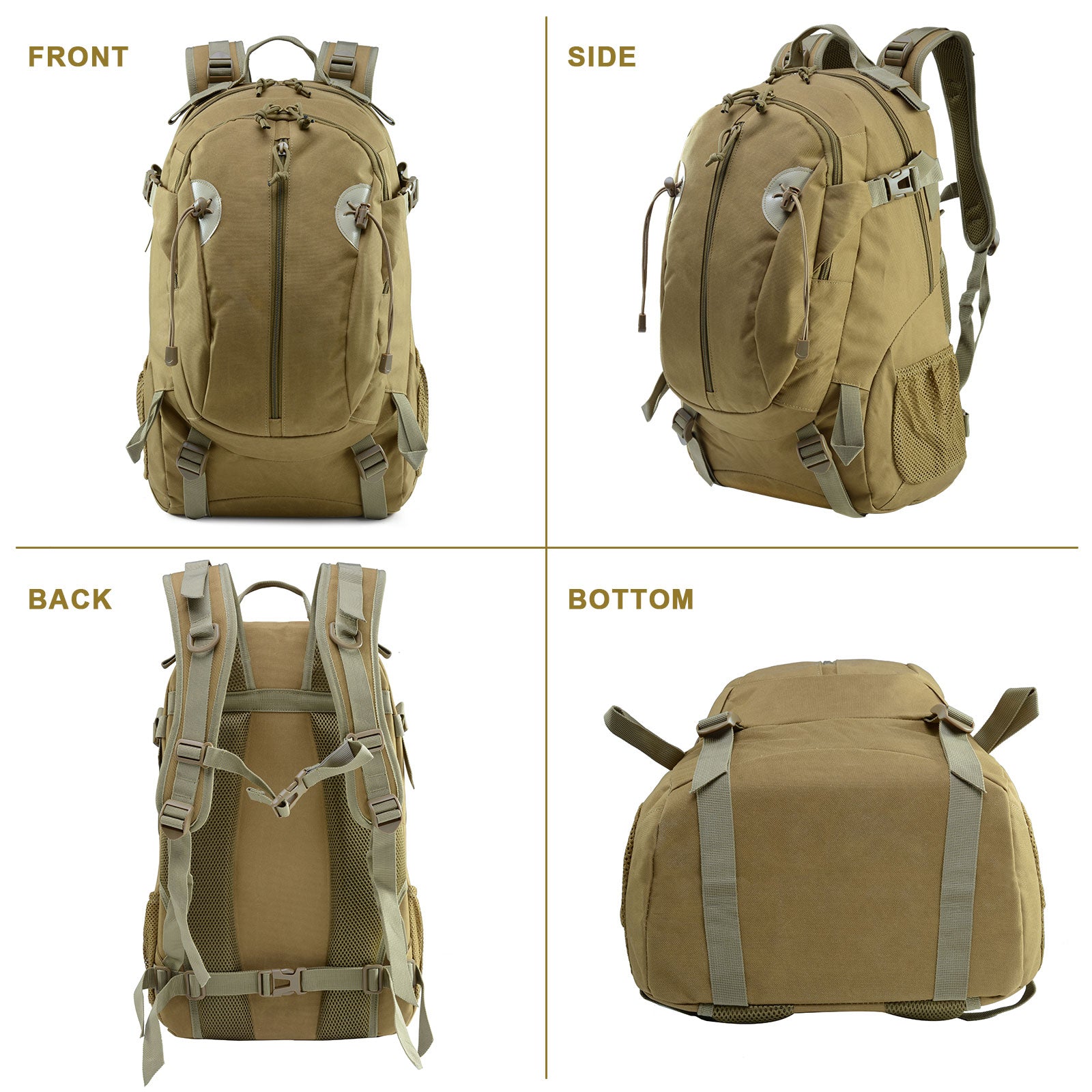 30L Outdoor Camping Bag Portable Assault Backpack Military Tactical Backpack Hiking Travel