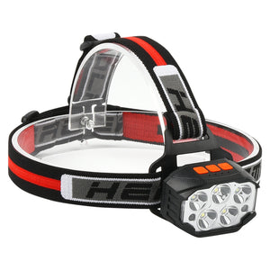 LED Headlamp Rechargeable with Red Light 14 Modes Waterproof Headlight Camping Outdoor Hiking Fishing