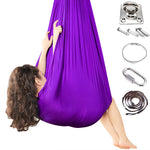 Kids Swing Hammock - Child's Rope Hanging Sensory Seat Nest Indoor Outdoor Use for Children with Autism, ADHD