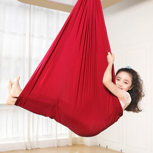 Kids Swing Hammock - Child's Rope Hanging Sensory Seat Nest Indoor Outdoor Use for Children with Autism, ADHD