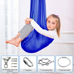 Kids Hammock Swing Double Layer Indoor Outdoor Hanging Yoga Swing Rocking Chair 150cm