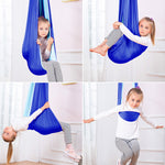 Kids Hammock Swing Double Layer Indoor Outdoor Hanging Yoga Swing Rocking Chair 150cm
