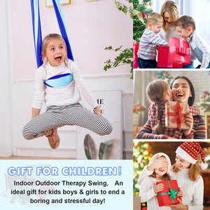 Kids Hammock Swing Double Layer Indoor Outdoor Hanging Yoga Swing Rocking Chair 150cm