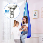 Kids Hammock Swing Double Layer Indoor Outdoor Hanging Yoga Swing Rocking Chair 150cm