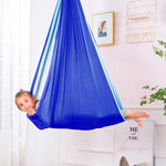 Kids Hammock Swing Double Layer Indoor Outdoor Hanging Yoga Swing Rocking Chair 150cm