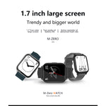 1.7" Touch Screen Smart Watch Fitness Tracker for Heart Rate Monitor Blood Oxygen with 8 sports modes
