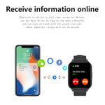 1.7" Touch Screen Smart Watch Fitness Tracker for Heart Rate Monitor Blood Oxygen with 8 sports modes