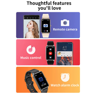 Sports Smart Watch Men Women 1.57-inch Full Touch Fitness Tracker IP68 Waterproof Smartwatch for Android IOS Phone