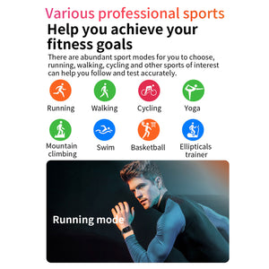 Sports Smart Watch Men Women 1.57-inch Full Touch Fitness Tracker IP68 Waterproof Smartwatch for Android IOS Phone