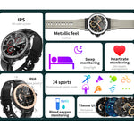 Smart Watch 24 Sports Modes Waterproof Health Tracker for Men