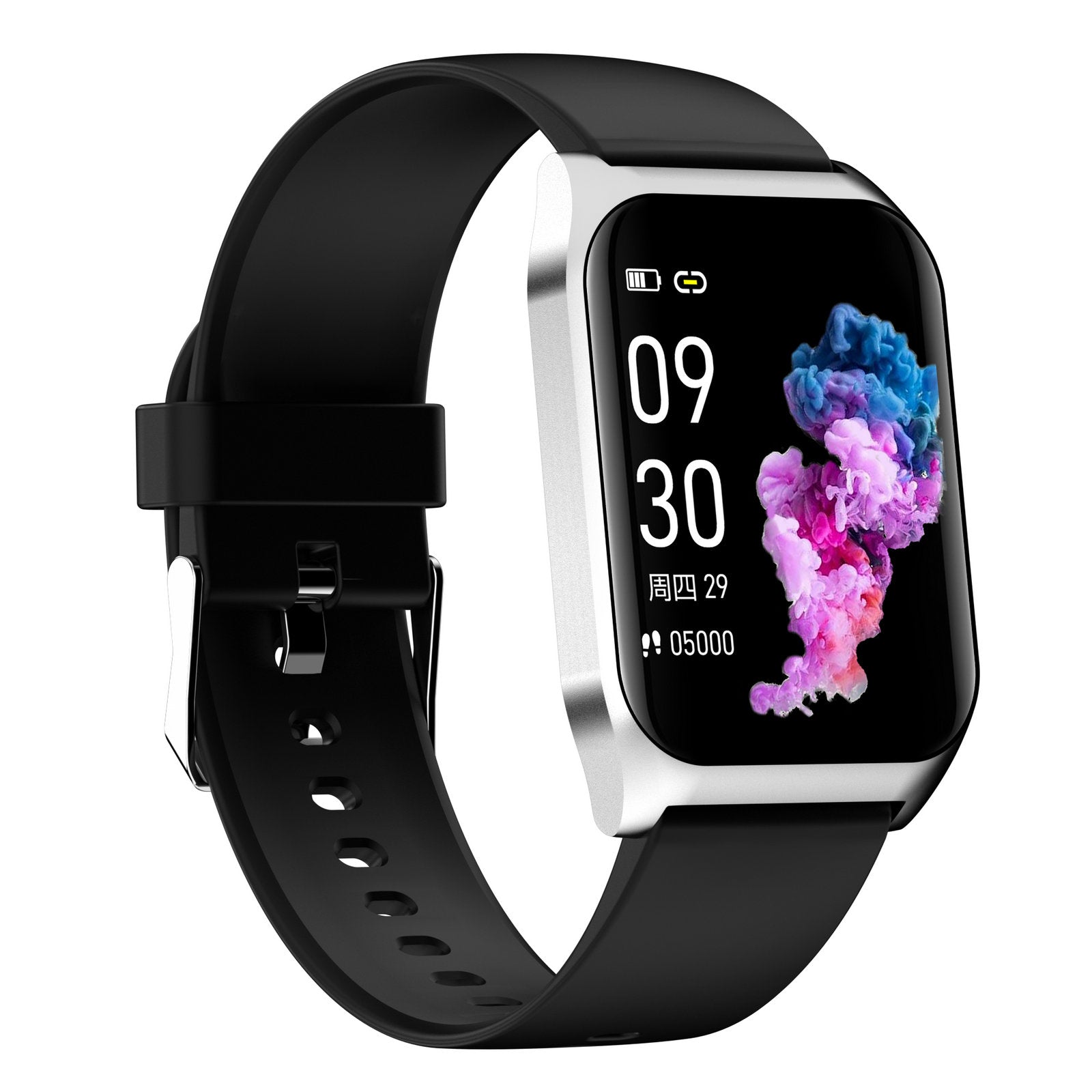 E17 Smart Watch with Make Call Portable Music Player Fitness Tracker Heart Rate Monitor for Men Women