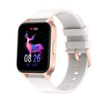 Smart Watch with 1.7" Activity Watch Accurate Body Temperature Detection Monitor Heart Rate Blood Oxygen Sleep 10 Days Battery Life IP68 Waterproof