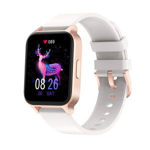 Smart Watch with 1.7" Activity Watch Accurate Body Temperature Detection Monitor Heart Rate Blood Oxygen Sleep 10 Days Battery Life IP68 Waterproof