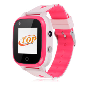 T5 4G Children's Smart Watch with Waterproof SOS Anti-Lost Positioning Voice Chat Flashlight Clock Kids Smartwatch Camera Display