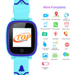 T5 4G Children's Smart Watch with Waterproof SOS Anti-Lost Positioning Voice Chat Flashlight Clock Kids Smartwatch Camera Display