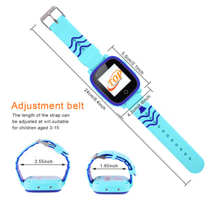 T5 4G Children's Smart Watch with Waterproof SOS Anti-Lost Positioning Voice Chat Flashlight Clock Kids Smartwatch Camera Display