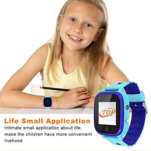 T5 4G Children's Smart Watch with Waterproof SOS Anti-Lost Positioning Voice Chat Flashlight Clock Kids Smartwatch Camera Display