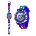 Children's Watch for Boys Girls Waterproof Outdoor LED Timer with 7 Colors Backlight
