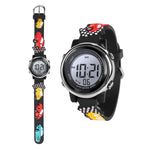 Children's Watch for Boys Girls Waterproof Outdoor LED Timer with 7 Colors Backlight