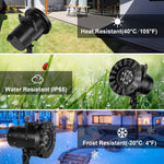 Halloween Christmas Projector Lights Outdoor Moving Snowflake Lights with 14 switchable pattern lenses Waterproof for Holiday Party Garden Wedding Indoor Outdoor Decorations