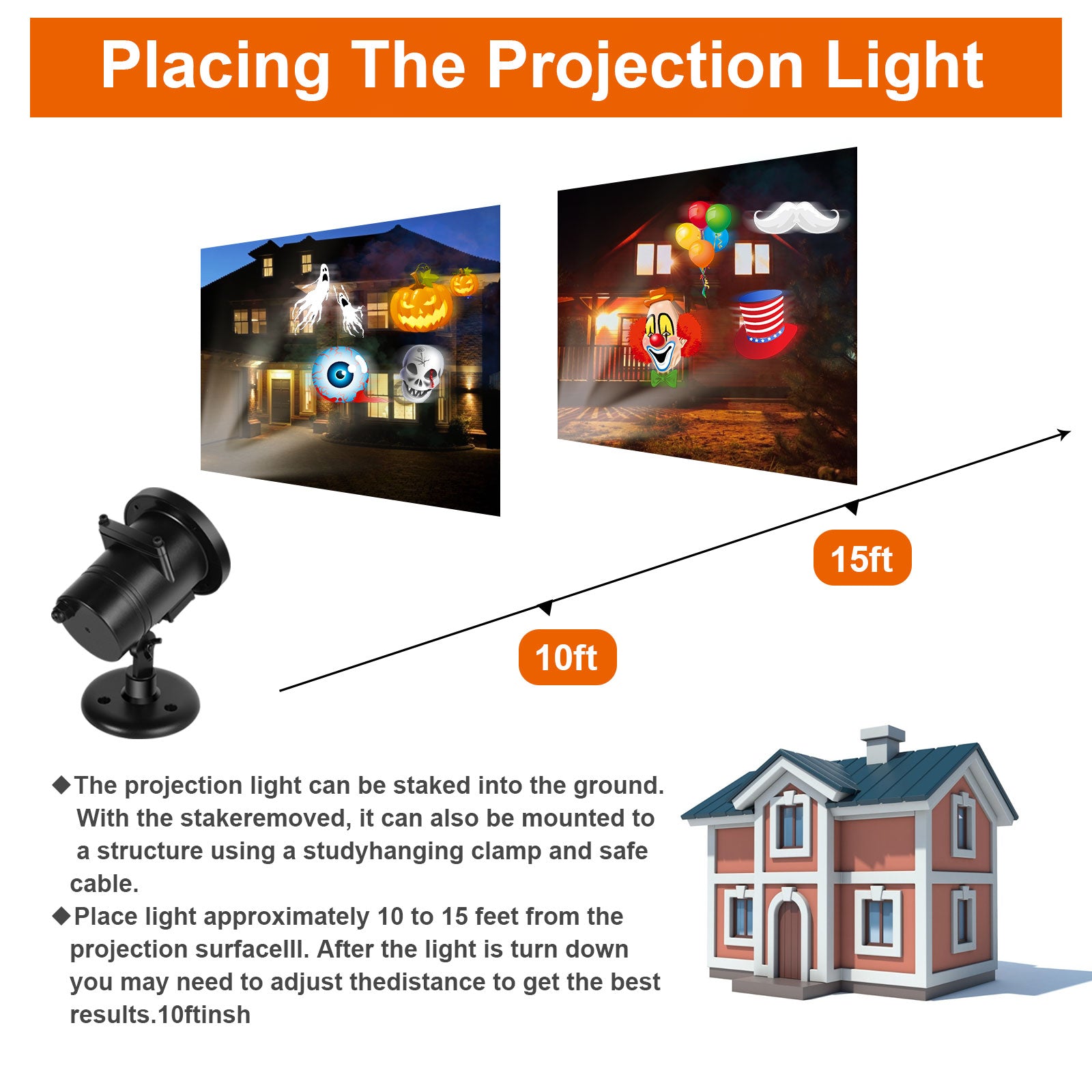 Halloween Christmas Projector Lights Outdoor Moving Snowflake Lights with 14 switchable pattern lenses Waterproof for Holiday Party Garden Wedding Indoor Outdoor Decorations