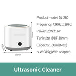Ultrasonic Cleaner, Professional Ultrasonic Cleaner Machine 180ml for all dental Appliances, Jewelry, Diamonds