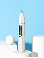 Teeth Cleaning Kit with LED Light 3 Working Modes Waterproof Ultrasonic Tooth Cleaner for Fighting Tartar